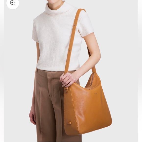 Matt & Nat Taupe Glance Dwell   Hobo Shoulder Bag/Crossbody Adjustable Straps - Picture 3 of 17